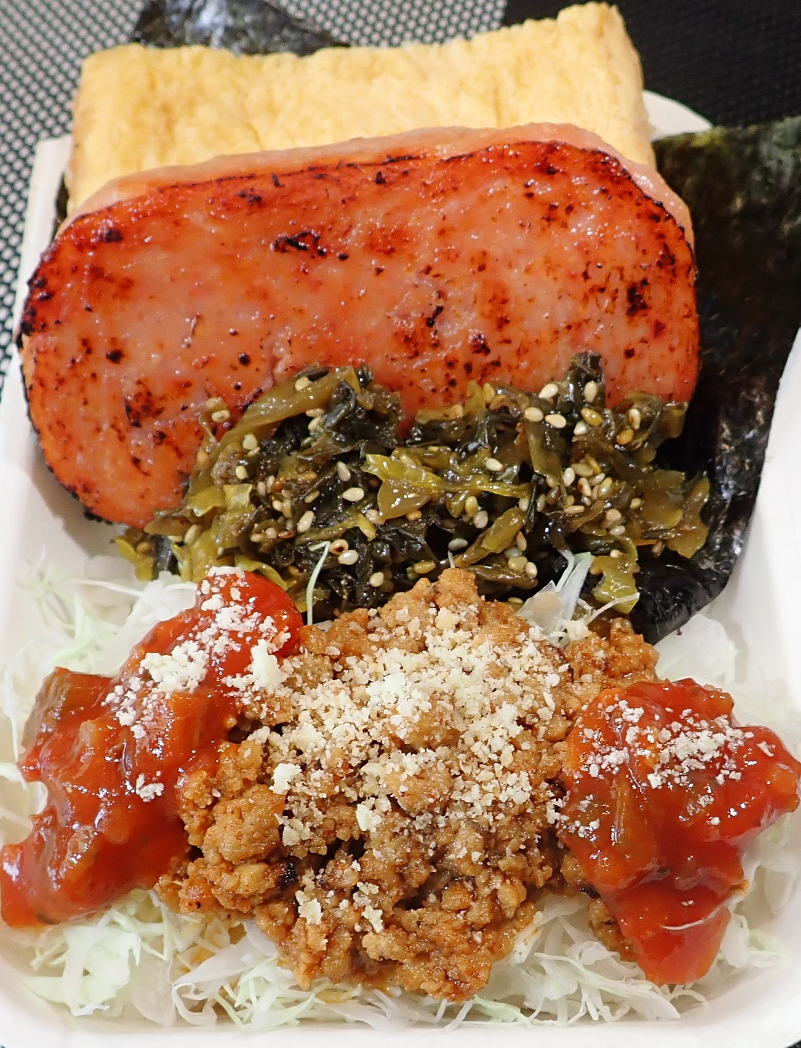 南国キッチンカーまるぽ 沖縄タコのり弁当